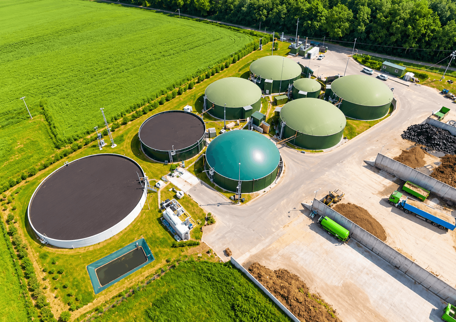 Sustainable CBG energy transition and process plant facility