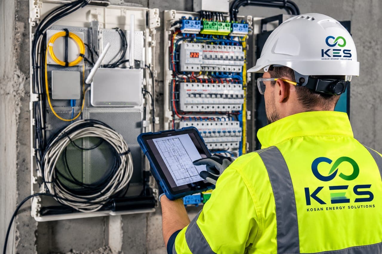 Industrial utilities — a facility of the kind KES supplies and supports.