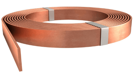 25×3 mm Copper Earth Strip